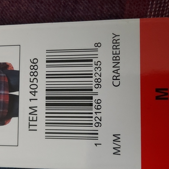 Men's weatherproof flannel shirt color cranberry(9) - Picture 2 of 13